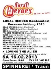 Local Heroes Bandcontest 2013 - OÖ Vorrunde 3@Spinnerei