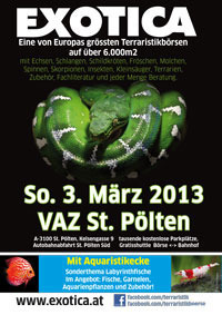 Exotica Reptilienbörse@VAZ St.Pölten