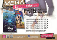 Mega-Zeugnisaktion@Hollywood Megaplex