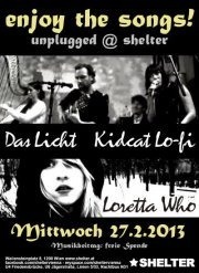 Enjoy the songs - live: Loretta Who, Das Licht, Kidcat Lo-fi