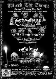 Sodomizer - Hellkommander - Ewig Frost@Escape Metalcorner