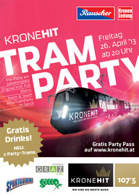KRONEHIT Tram Party@Jakominiplatz