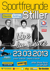 Sportfreunde Stiller live im Schnee