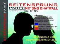 Seitensprungparty mit SMS Chatwall@P2