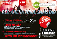 Der Arena Tirol Samstag - New@Arena Tirol