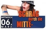 Schräg durch die Mitte