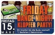 Friday Night - Klopferparty@Tollhaus Neumarkt