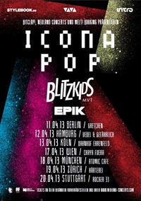 Icona Pop (swe) + Blitzkids mvt. (d) + Epik (d) / Bitclap! Label Night@Chaya Fuera