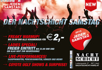 Der Nachtschicht Samstag