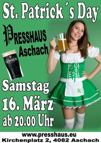 St. Patrick´s Day@Presshaus Aschach