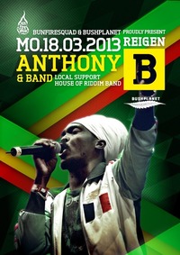 Anthony B. & House of Riddim Band @Reigen