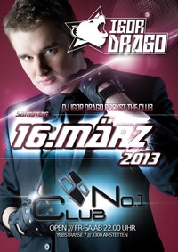 Igor Drago goes No1 Club