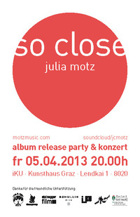 CD-Release & Konzert Julia Motz 1. Album 