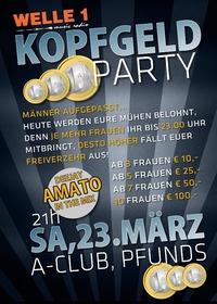 Kopfgeld Party@AClub - Pfunds