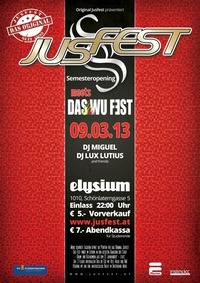Original Jusfest meets das AG WU Fest - Semesteropening@Elysium