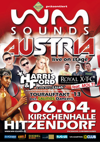 WM-Sounds Tourauftakt mit Harris & Ford und Royal Xtc feat. Molti@Kirschenhalle