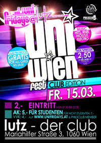 Uni Wien Fest | club edition @lutz - der club