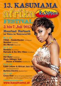 13. KASUMAMA Afrika Festival@Festivalgelände am Holzmühlteich