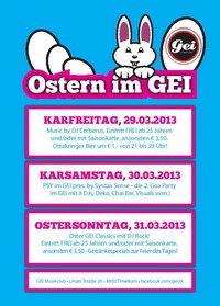 Ostern im Gei@GEI Musikclub