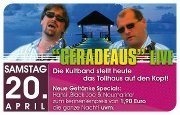 Geradeaus Live@Tollhaus Neumarkt