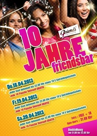 10 Jahre Friendsbar