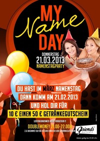 Donnerstag Special:: My Name DAY
