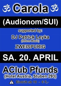 Carola - Audionom@AClub - Pfunds