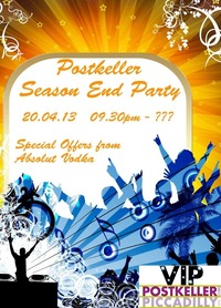 Postkeller Season End Party@Postkeller Piccadilly