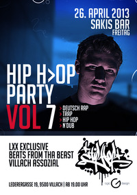 Hip Hop Party Vol 7 mit Jonny der Rapper@Sakis Bar