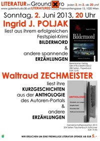 Ingrid J. Poljak und Waltraud Zechmeister lesen bei Literatur im Ground Xiro!@Xi Cafe & Bar