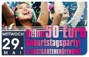 Deine 50 Euro Geburtstagsparty & Gastgarteneröffnung