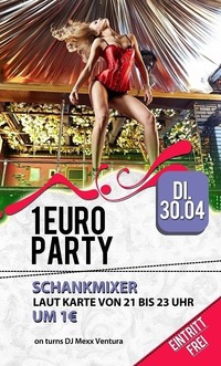 1 Euro Party@Disco Crazy