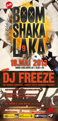 Boom Shaka Laka mit Dj Freeze@SUB