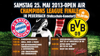 Champions League-open Air Übertragung!