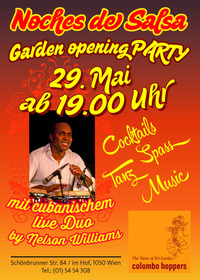 Garden Opening Party - Noches de Salsa@Sri Lanka-Restaurant Colombo Hoppers