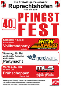 40. Pfingstfest @FF Ruprechtshofen