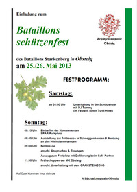 Bataillonsschützenfest Starkenberg@Festzelt