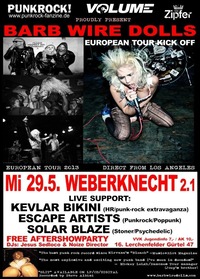 Night Of Rock & Punk - Barb Wire Dolls European Tour Kick Off