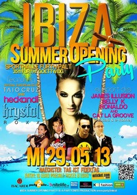 Ibiza Summer Opening Party 2013 feat. Krystal Roxx@Sport- und Tennishalle Furth/Palt