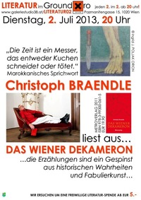 Christoph Braendle liest aus  Das Wiener Dekameron@Xi Cafe & Bar