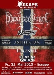 Blood Red Throne, Wyruz, Aspherium, Inquested, Grinding Fortune@Escape Metalcorner