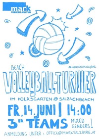 Beachvolleyball-Turnier@Volksgarten Salzburg