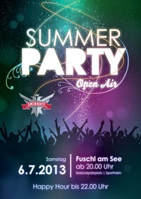 Summer Party Open Air@Parkplatzgelände des USV Fuschl am See & Fuschlseebad