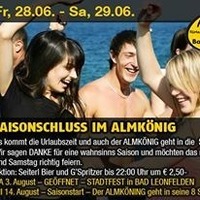 Saisonschluss im Almkönig