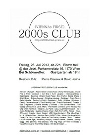 (Vienna's First) 2000s Club@Das Jetzt