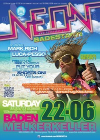 Neon - Badestart@Melkerkeller Baden