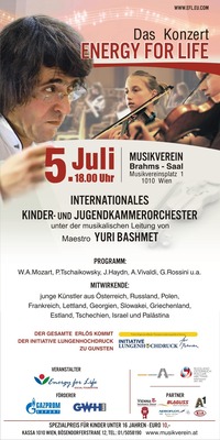 Energy for Life: Internationales Kinder- und Jugendkammerorchester@Wiener Musikverein