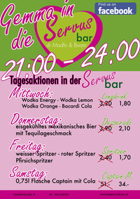 Donnerstag ist Desperado Day @Servus Bar Graz