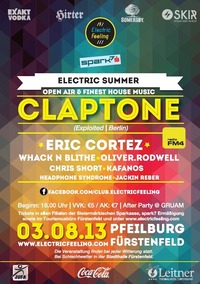 Electric Summer Open Air 2013 /w Claptone (Berlin)@Pfeilburg