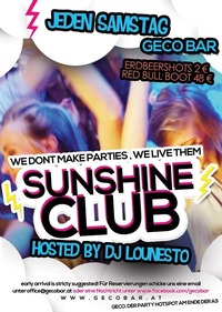 Sunshine Club@Geco Bar